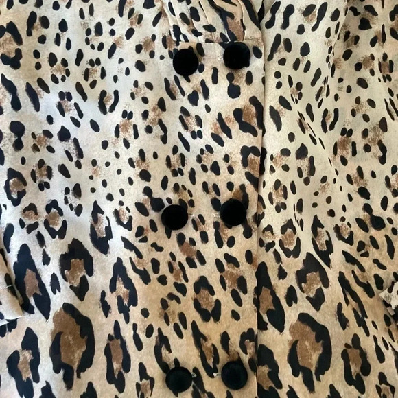 Frame Denim leopard double breasted blouse - Picture 12 of 14